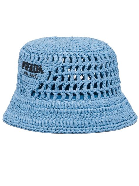 blue prada hat